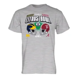 Alabama Crimson Tide Michigan Wolverines 2020 CFP VRBO Citrus Bowl T-Shirt