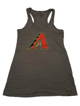 Arizona Diamondbacks SAAG WOMENS Gray Sleeveless Racerback Tank Top