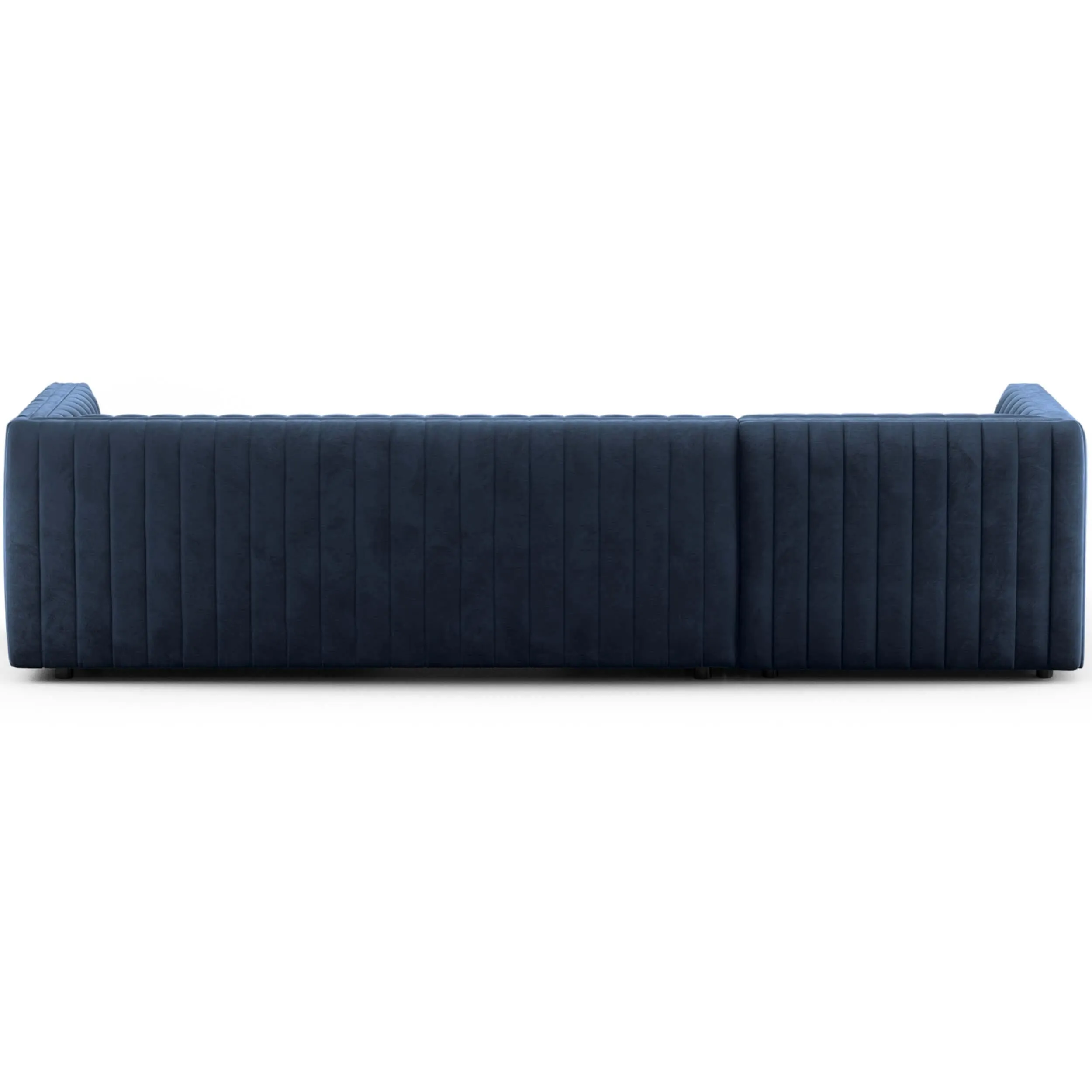 Augustine 2 Piece 105" Sectional, Sapphire Navy