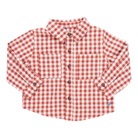 Baby Boys Jack Shirt - Pony Gingham