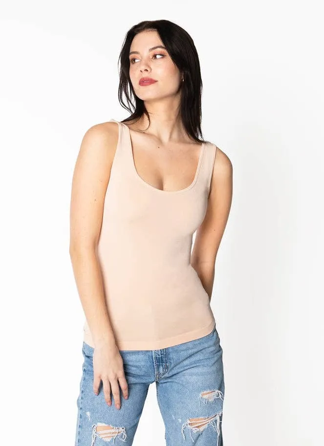 Bamboo Tank with Wide Straps