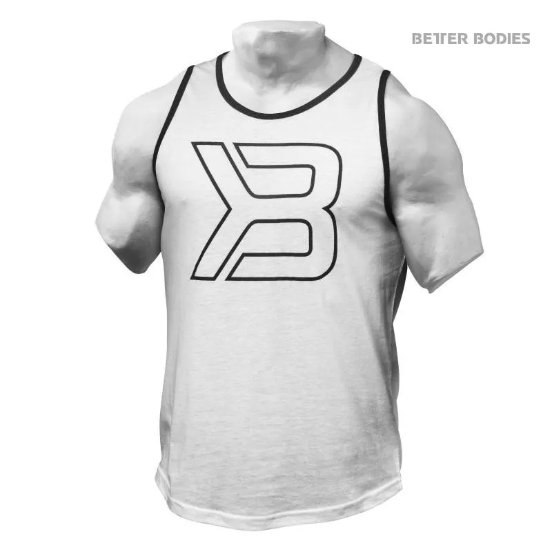 Better Bodies Jersey Tank - White