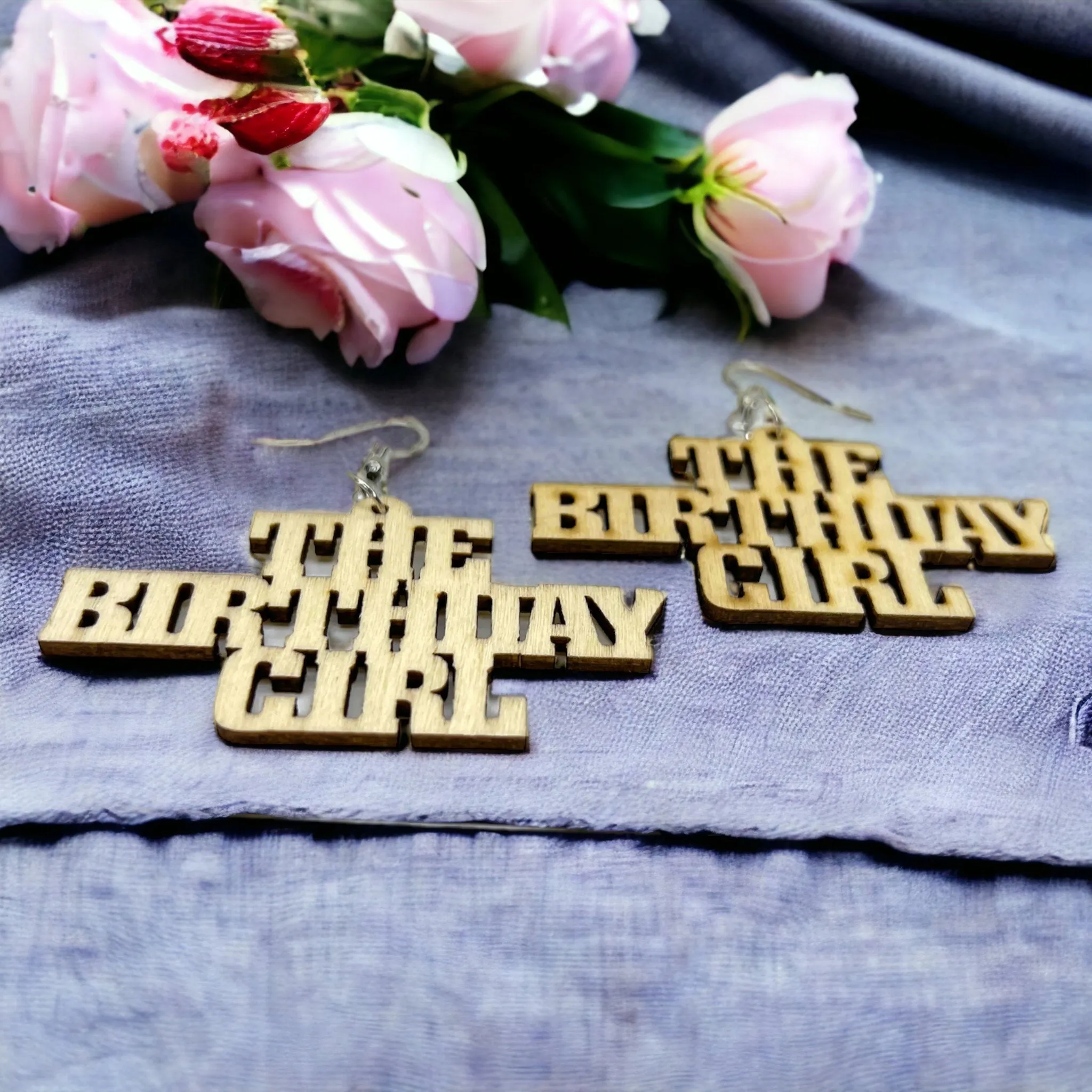 Birthday Girl Earrings - Birthday Accessories, Birthday Queen, Birthday Earrings, Happy Birthday