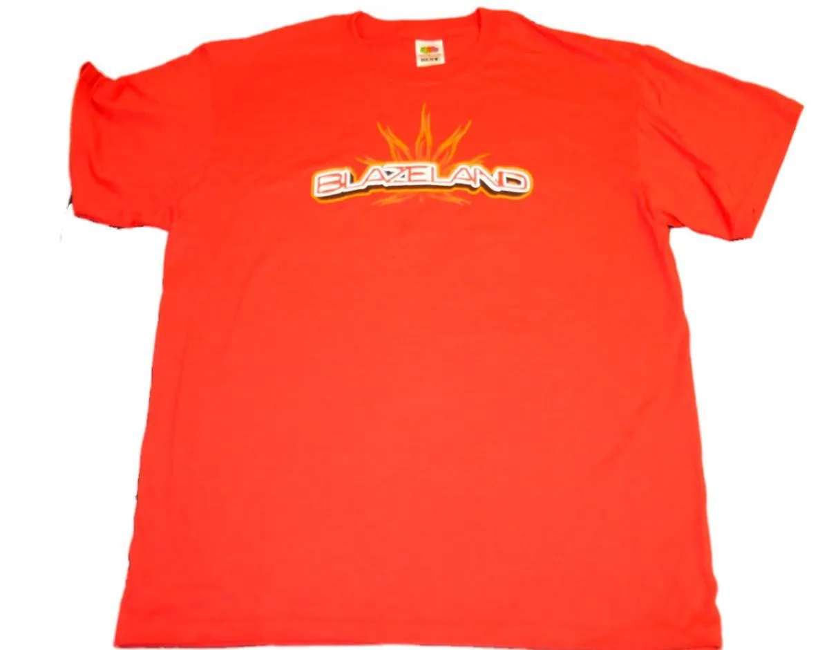 Blazeland Red Marijuana Leaf Cannabis Weed Pot Stoner Short Sleeve T-Shirt