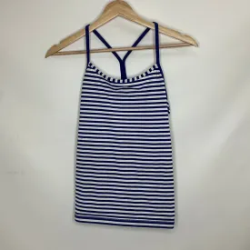 Blue & White Athletic Tank Top Lululemon, Size 6