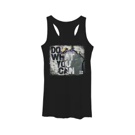 Bon Jovi Do What You Can Black Women's Racerback Tank