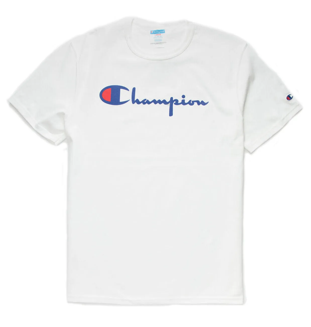 Champion Heritage Script White T-Shirt