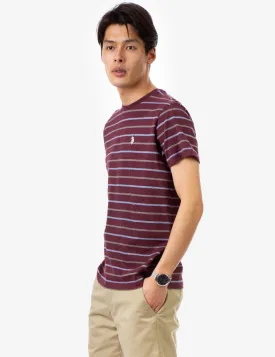 CLASSIC STRIPED CREW NECK T-SHIRT