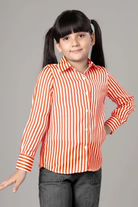 Classic Stripes Shirt For Girls