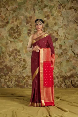 Deepa in Baked Apple X Sparkling Grape / ಸೆಬು X ದ್ರಕ್ಷೆ Deepa Saree