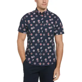 EcoVero™ Blend Hibiscus Print Shirt