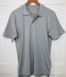 Grey Men's Chase Cotton Polo Shirt