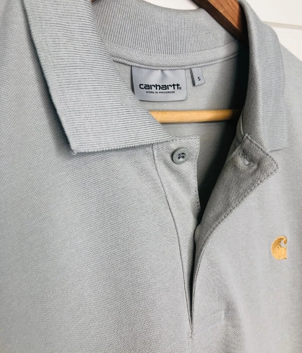 Grey Men's Chase Cotton Polo Shirt