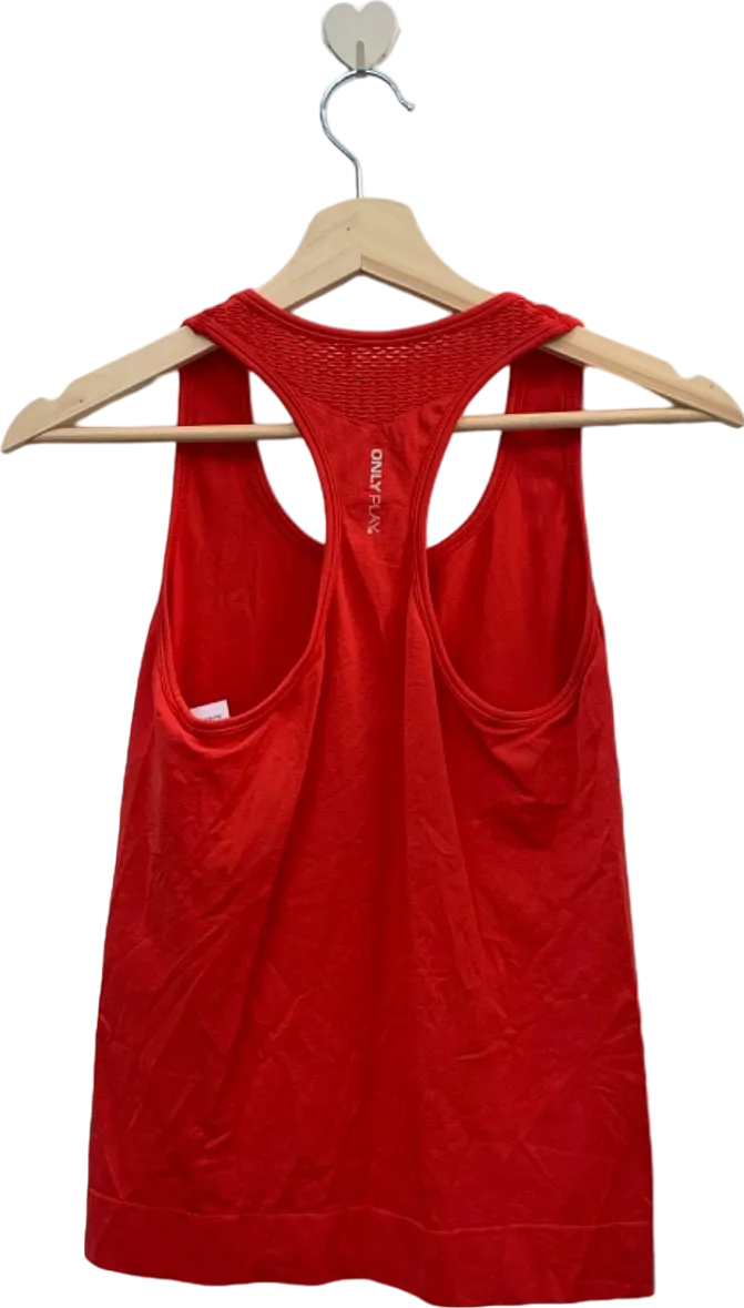 Only Play Red Christian Seamless Tank Top M