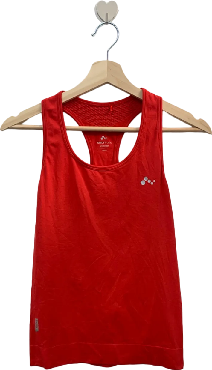 Only Play Red Christian Seamless Tank Top M