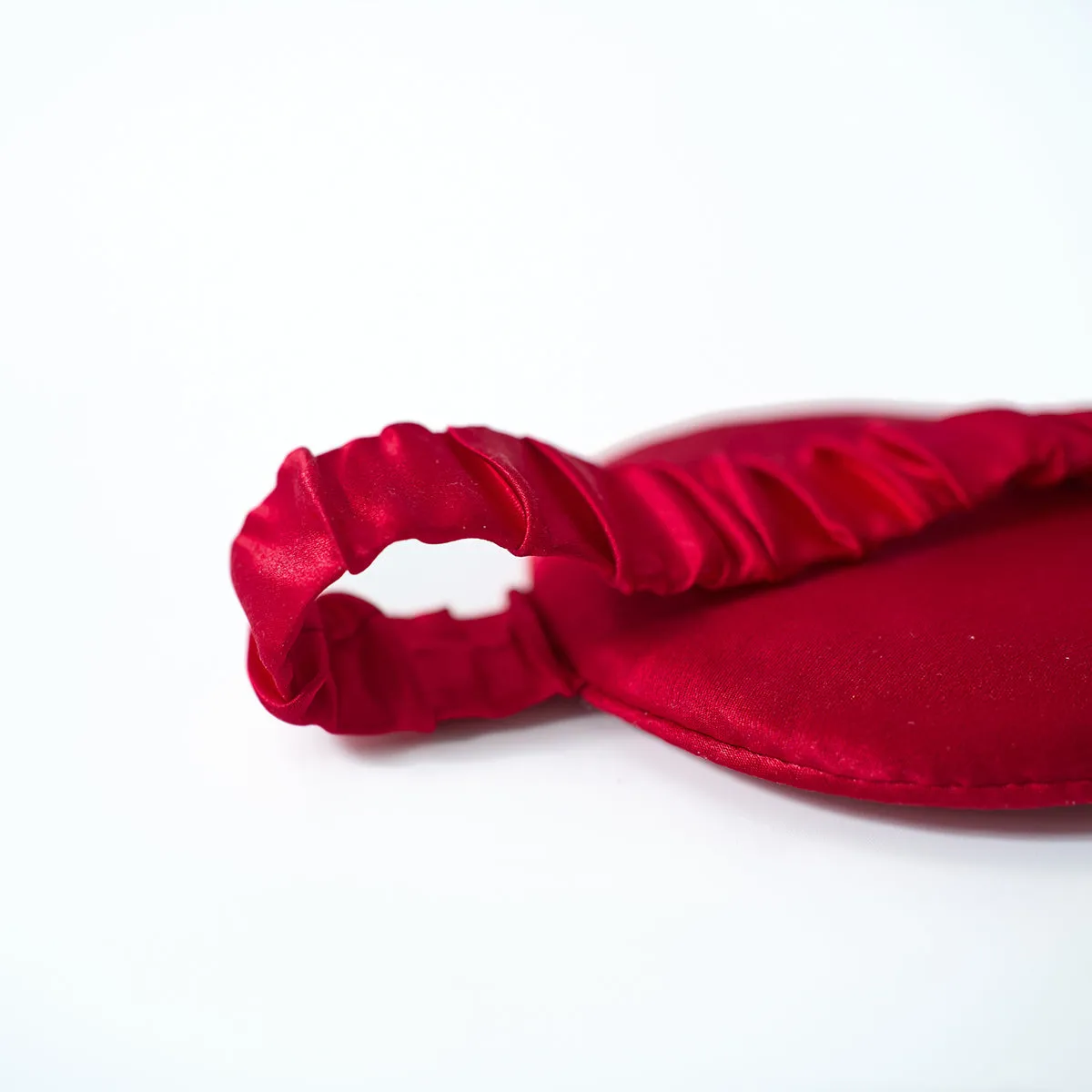 "Love Heart" Silk Sleep Eye Mask - Red