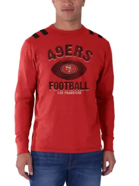 San Francisco 49ers 47 Brand Rebound Red Bruiser Long Sleeve Shirt