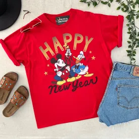 Vintage Tee -Disney Happy New Year